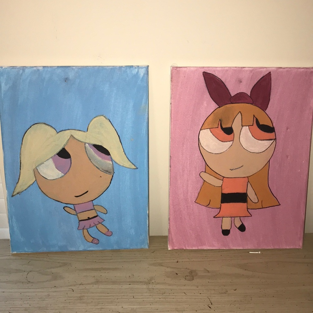 2 piece, power puff girls